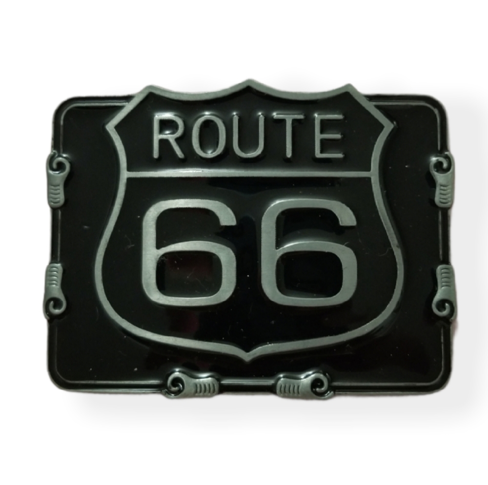 Route 66 Belt Buckle